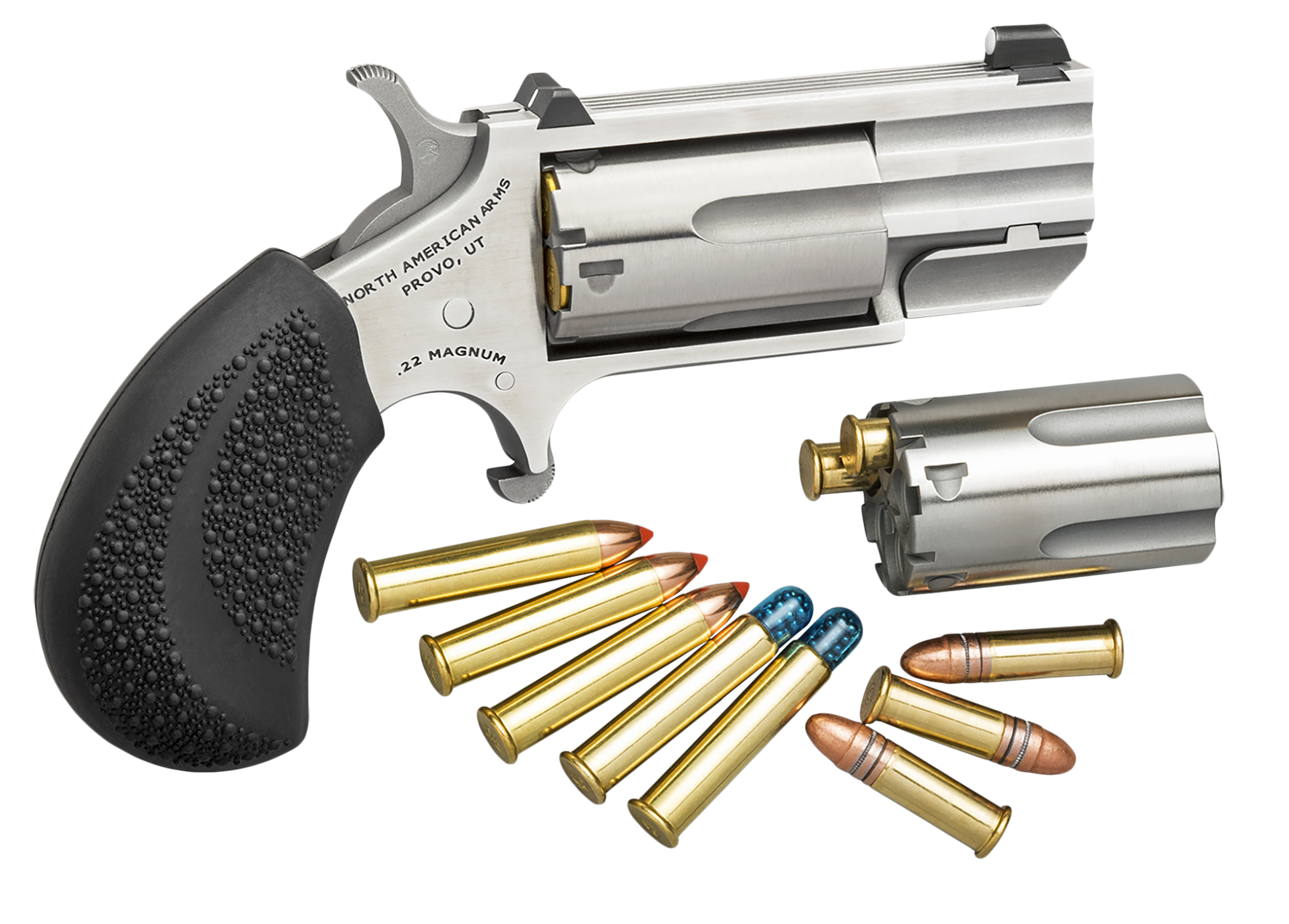 North American Arms Pug 22 LR/22 WMR 1" 5-Shot SAO Mini-Revolver - Conversion