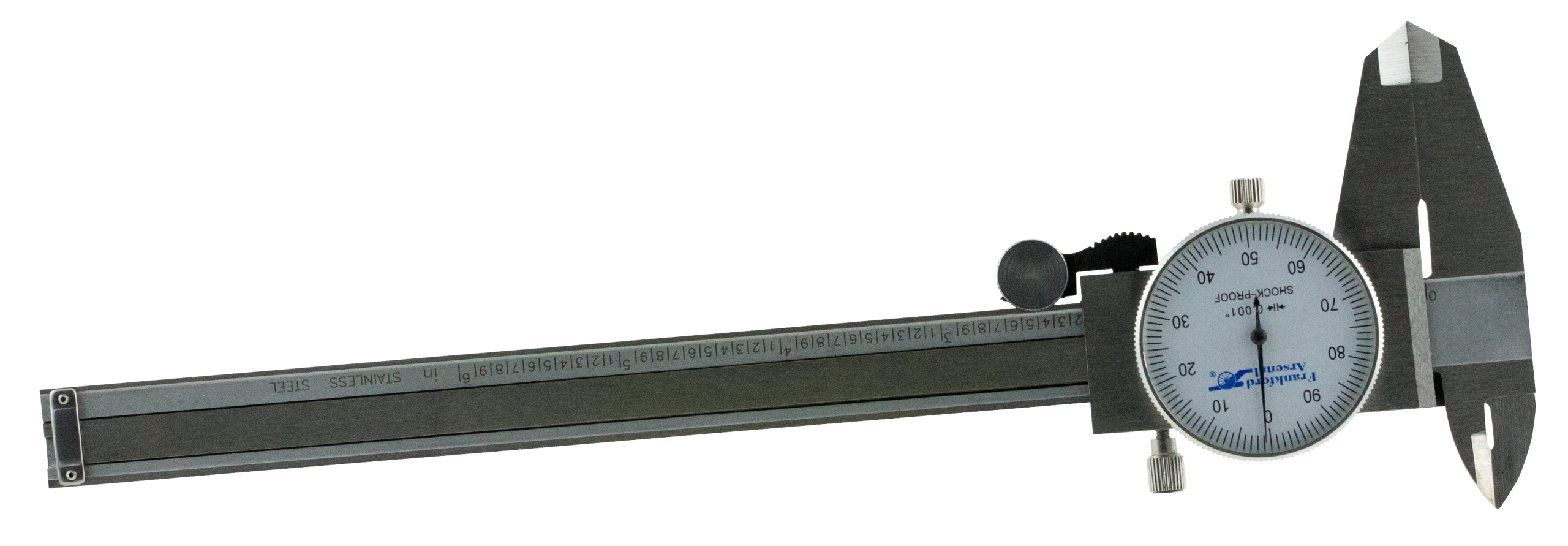 Frankford Arsenal Dial Caliper 6" Stainless Steel Silver Multi-Caliber