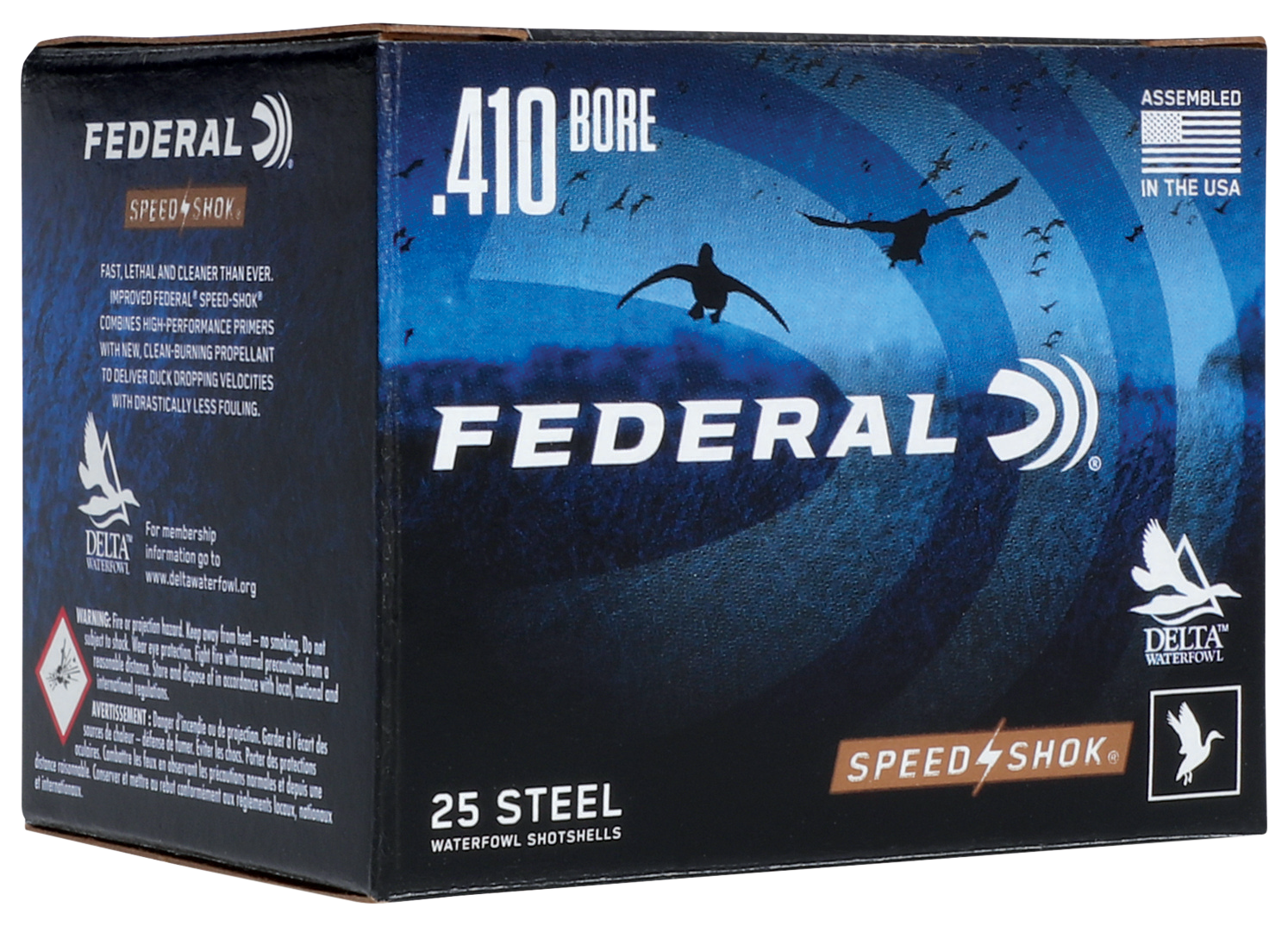 Federal Speed-Shok 410 Bore 3" 3/8 oz 6 Shot - Box or Case