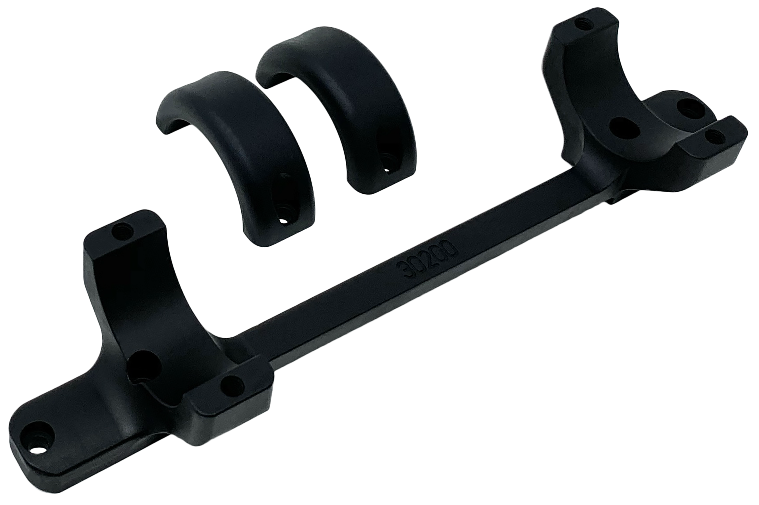 DNZ Game Reaper Savage 30mm Medium 1-Piece Matte Black Scope Mount & Ring Combo - Long Action, Round Receiver