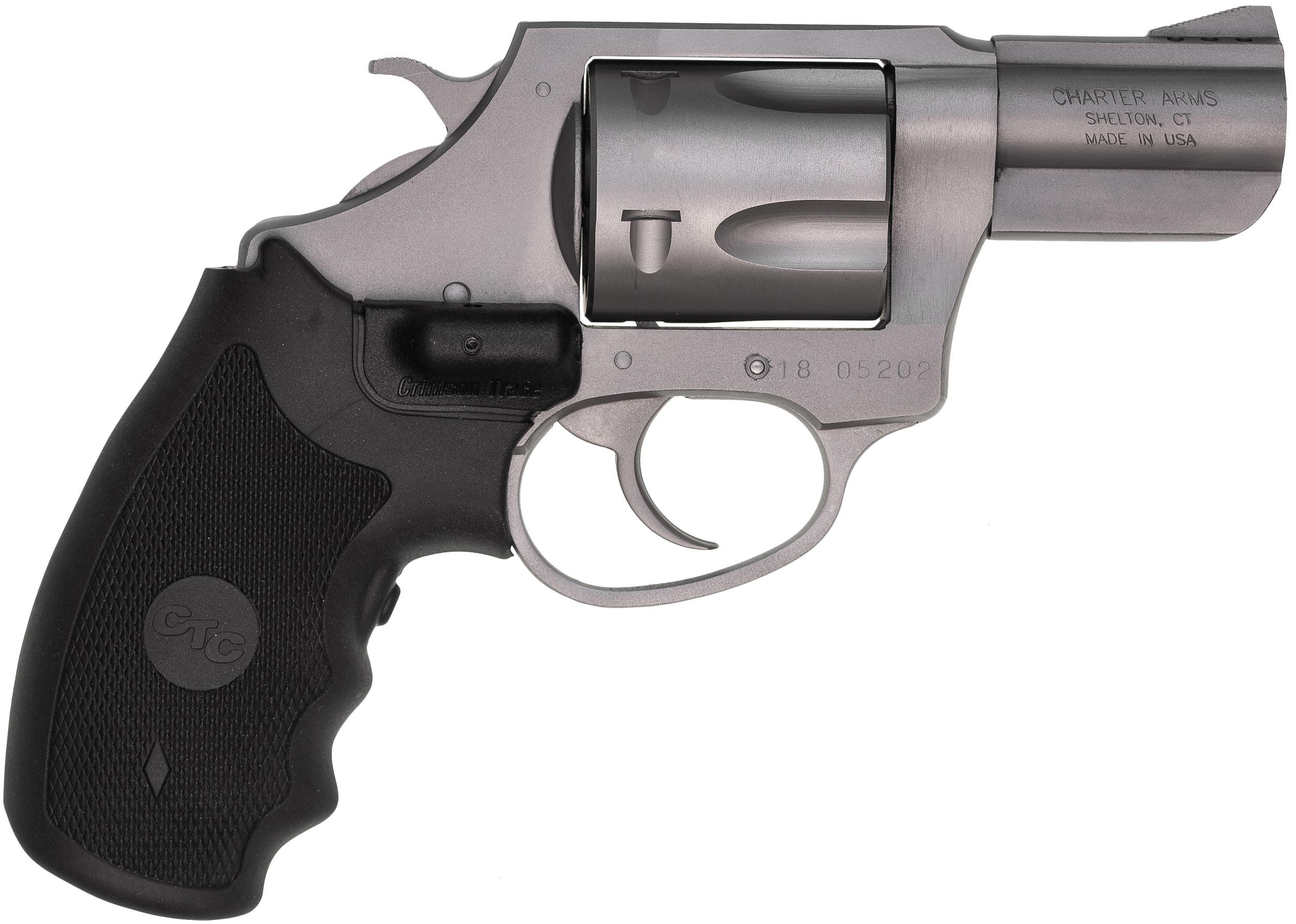 Charter Arms Mag Pug 357 Mag 2.2" 5-Shot DA/SA Revolver w/Crimson Trace Laser