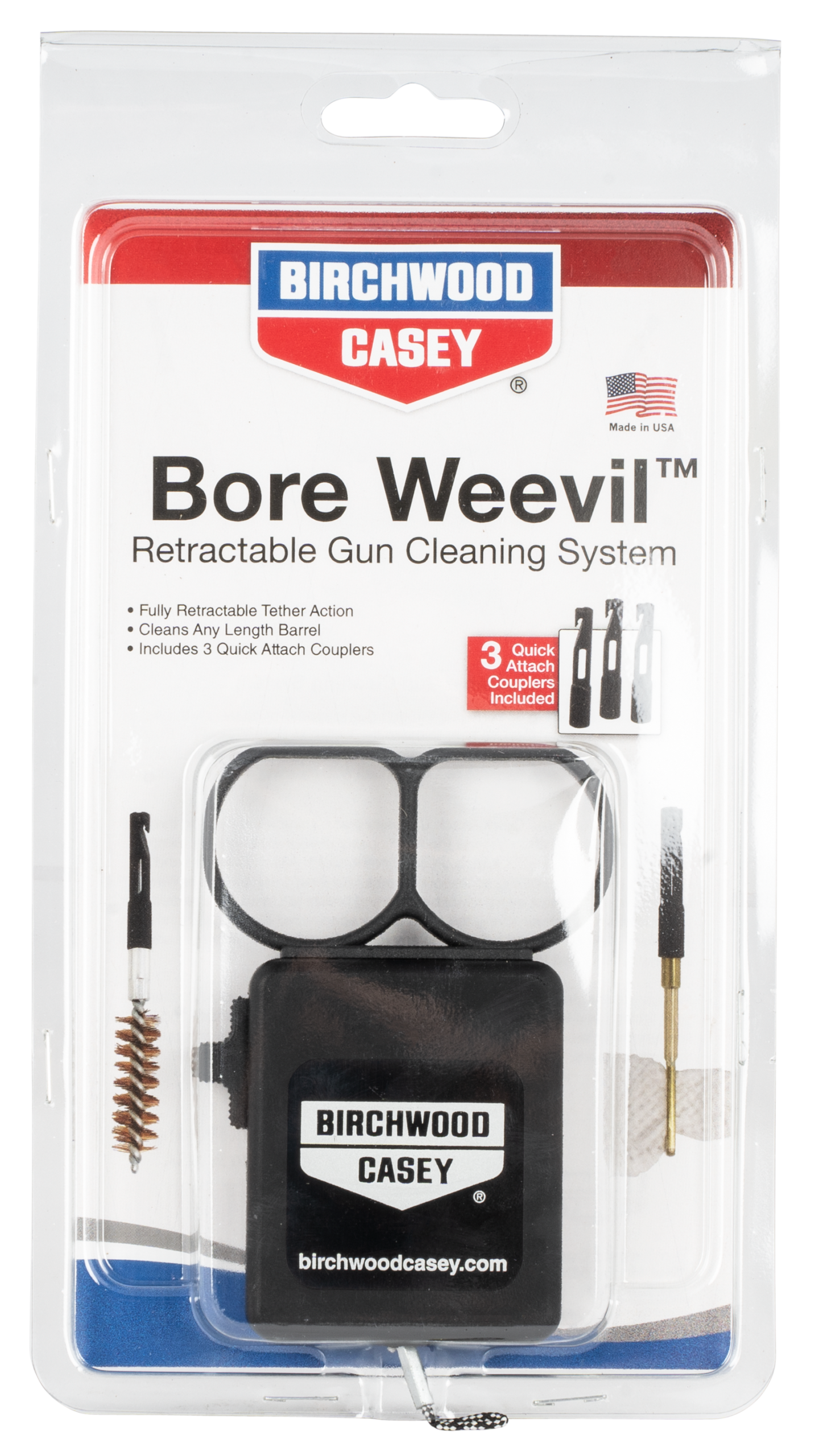 Birchwood Casey Bore Weevil Retractable Cleaning System 8-32