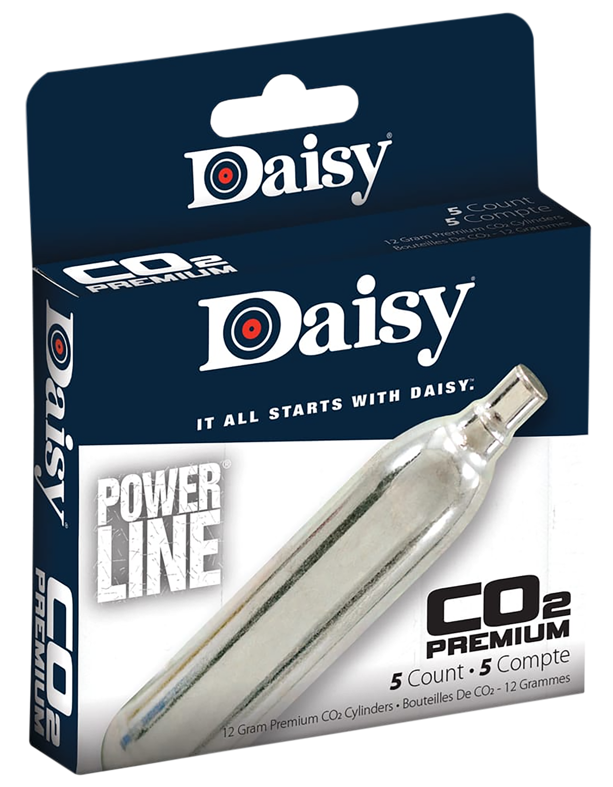 Daisy Powerline 12-Gram CO2 Cylinder 5-Pack