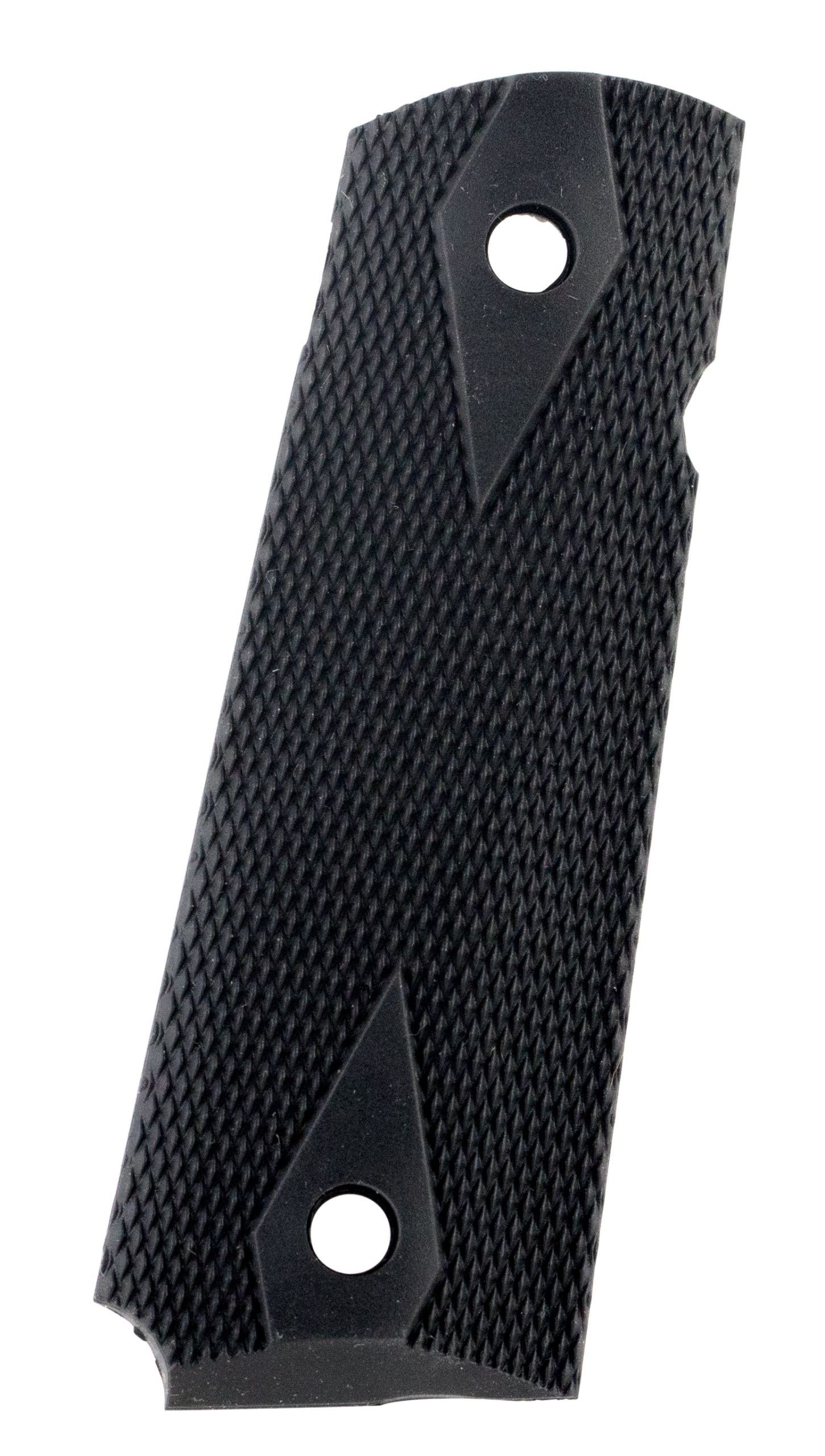 Pearce Grip PG19112 Side Panel Grips Double Diamond Checkering Black Rubber - 1911 Government