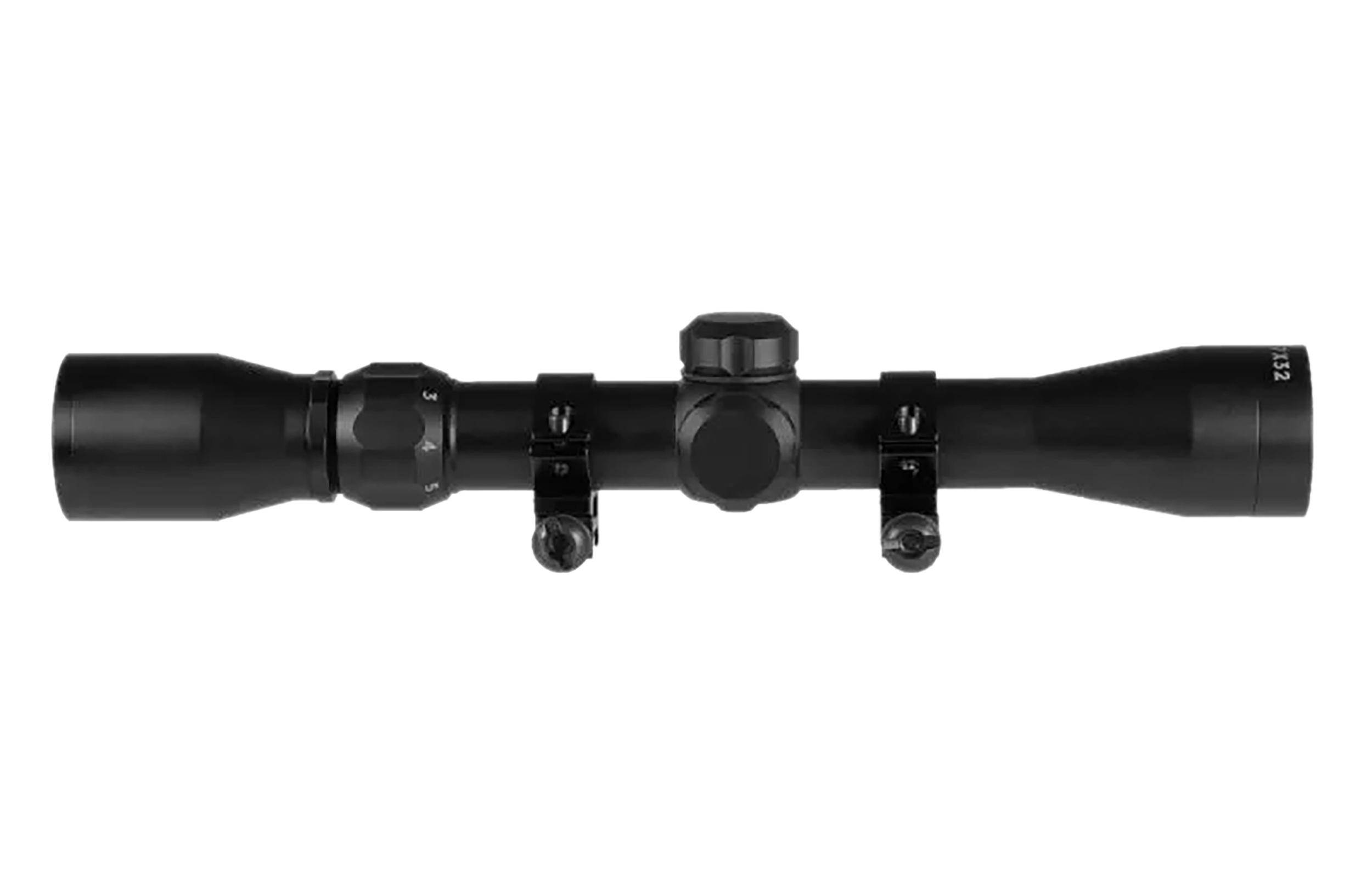 TruGlo Trushot 3-9x40mm 1" Tube Duplex Reticle Rifle Scope w/Mounting Rings - Black