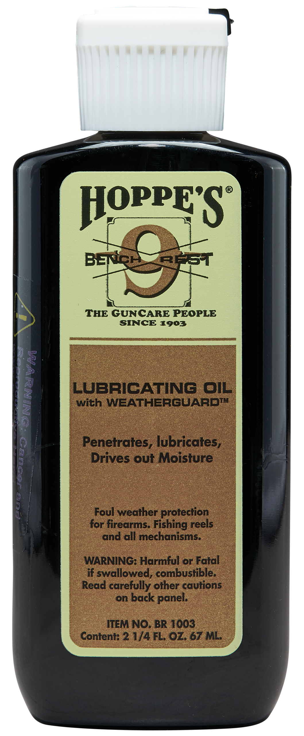 Hoppe's BR1003 No. 9 Bench Rest Lubricating Oil 2.25 oz Squeeze Bottle 10 Pack