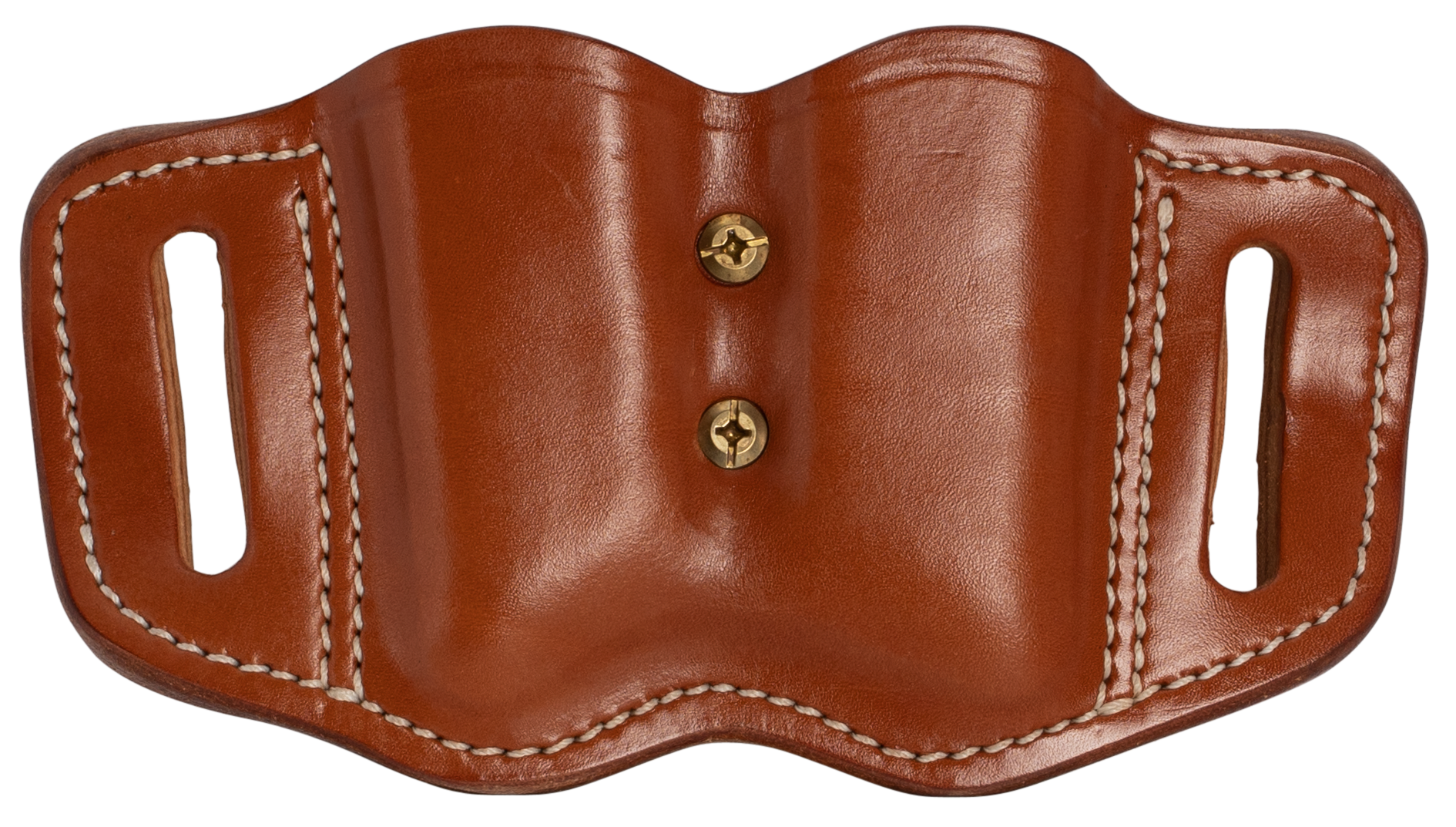 1791 Gunleather MAG-F 2.2 Double Mag Holster Double Stack Belt Slide Classic Brown Leather