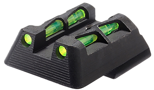 HiViz LiteWave Green/Red Black Frame Fits H&K 45/P30/VP9/VP40 HKLW11