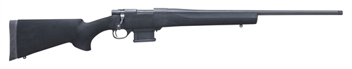 Howa 1500 Mini Action Youth 6.5 Grendel 20" Black Heavy Threaded Barrel, Black Drilled & Tapped Steel Receiver, Fixed HTI Black Synthetic Stock HMA65GBHBY