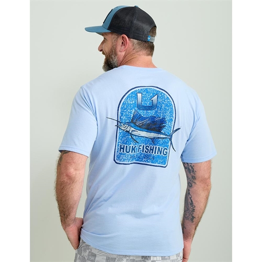 Huk KC Badge Series Short Sleeve Shirt Windsurfer XL H1000549-454-XL