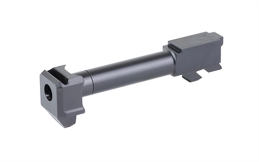 Icarus Precision Omega Comp/Barrel, 9MM, Fits Glock 19 Gen 5 OEM Slides, Nitride Finish, Black, Includes Barrel and Compensator G5_G19_COMP_BLK