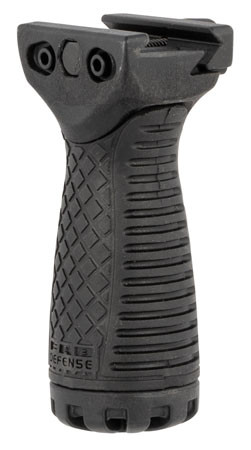 FAB Defense FXRSGB RSG Stout Grip Ribbed Black Polymer with Rubber OvermoldPicatinny Rail