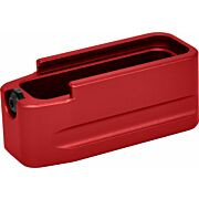 Warne 5005 Magazine Extension PMAG 556 5rd Compatible w/ PMAG 30 Round Magazines Red Hardcoat Anodized Aluminum