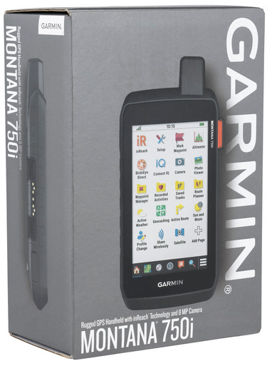 Garmin 0100234700 Montana 750i GPS Navigator Black w/in-Reach Technology, 8MP Camera, Two-Way Messaging, Interactive SOS, Global Connectivity Rechargeable Li-ion Bluetooth/ANT+,0100234700