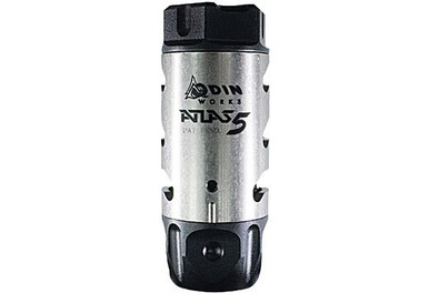 Odin Works Atlas 5 Muzzle Brake - .223/5.56NATO, 1/2-28 Threaded, Stainless Steel