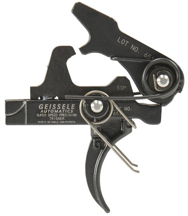 Geissele Automatics Single Stage Precision (SSP) AR-15 Trigger Curved Bow - 05-400