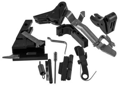 Polymer80 PFPFKITBL Pistol Frame -Kit w/Trigger 9mm Luger FITS Glock Gen3 Handgun Black - P80-PFP-FKIT-BLK