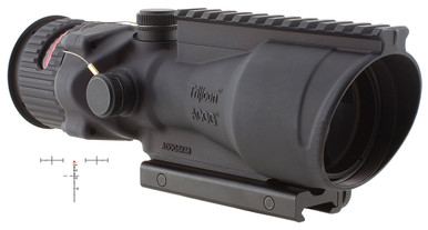Trijicon ACOG 6x48 BAC Riflescope - .223 / 5.56 BDC Red Chevron Reticle, Thumbscrew Mount,Tritium / Fiber Optics Illuminated TA648 - 100001