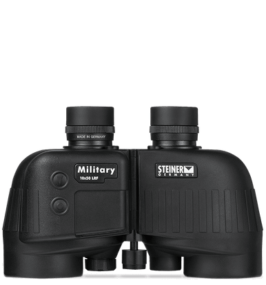 Steiner 2682 M1050 Laser Rangefinder Black Rubber Armor 10x50mm 1860 yds Max Distance
