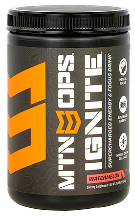 Mtn Ops Ignite Energy Drink Powder Form with 20+ hrs Duration & 45 Servings Per Tub