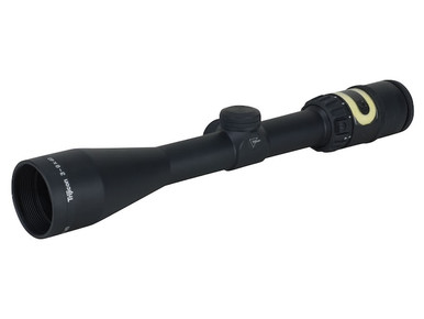 Trijicon 200000 AccuPoint Black Hardcoat Anodized 3-9x40mm 1" Tube Illuminated Amber Triangle Post Reticle