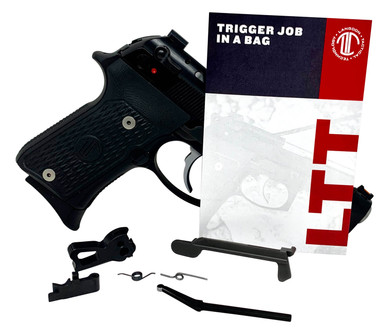 Langdon Tactical Tech LTTTJIBOP13D Trigger Job In A Bag - Black Finish, Wilson Combat Deluxe Hammer, LTT Optimized Performance Trigger Bar, for Beretta 92/96/M9( not A1)