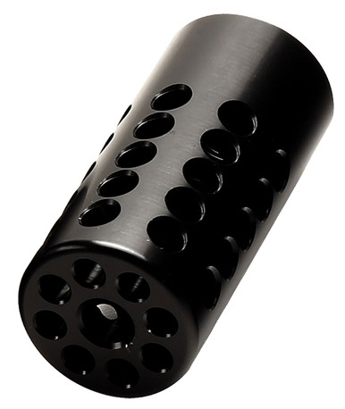 Tactical Solutions PLCMPMB Pac-Lite Compensator Black Matte Aluminum with 1/2"-28 tpi Threads for 22 LR Ruger Mark I, III, IV, II