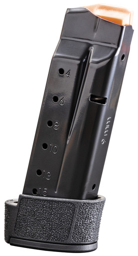 Smith and Wesson OEM M&P Shield Plus / Equalizer 9mm 15 Rd Magazine, Black - 3015890