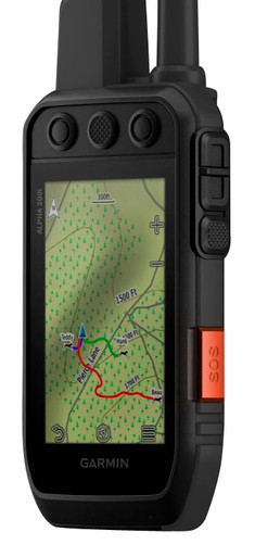 Garmin 0100223050 Alpha 200i Handheld Black Rechargeable Li-ion Bluetooth/ANT+