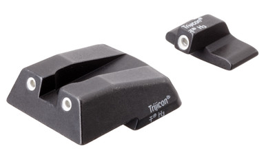 Trijicon 600282 Bright & Tough Night Sight Set 3-Dot Tritium Green with White Outline Front & Rear Black Frame for HK 45C,45C Tactical,P30,P30L,P30SK,VP9