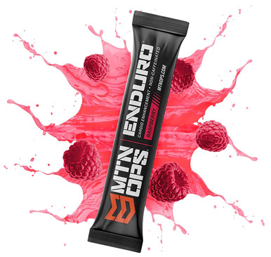 Mtn Ops 1102460320 Enduro Cardio Enhancement Powder Trail Pack Raspberry Flavor with 20+ hrs Duration & 20 Per Tub