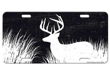 RIVERS EDGE LICENSE PLATE DEER SILHOUETTE