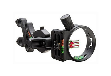 TRUGLO BOW SIGHT STORM 5-PIN .019 DIA W/LIGHT BLACK