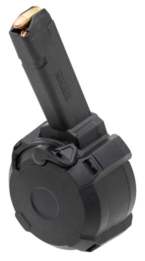 Magpul MAG1033-BLK PMAG D-50 GL9 Black Drum 50rd for 9mm Luger FOR Glock Double Stack Variants