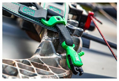 B3 ARCHERY RELEASE RIVAL DUAL JAW FLEX CONNECTOR BLACK/GREEN