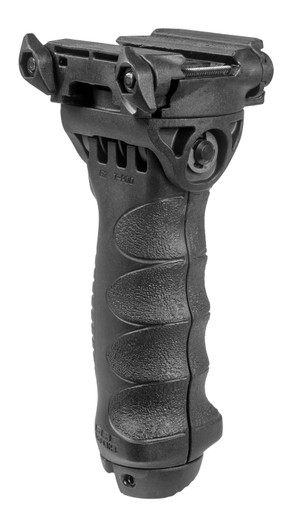 FAB Defense FX-TPODG2B T-Pod G2 Rotating Tactical Foregrip & Bipod Black Polymer Grip - 6061-T6 Aluminum, Black