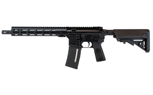 IWI US, Inc Zion Z-15, SBR, Semi-automatic Rifle, 556NATO, 12.5" Barrel, 1:8 Twist, Nitride Finish, Black, 11.5" Free Float M-LOK Handguard, B5 Grip and Stock, 30 Rounds, 1 Magazine Z15TAC12-SBR Z15TAC12SBR