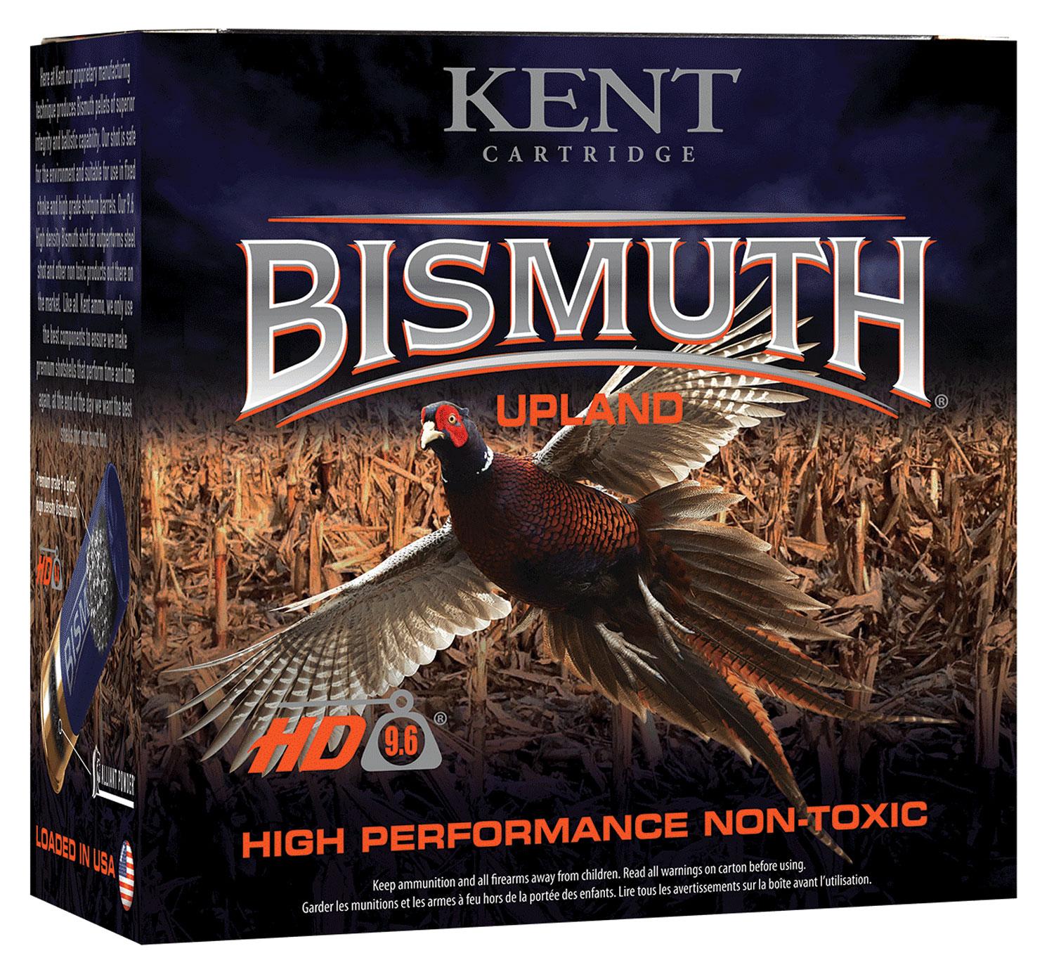 Kent Cartridge Bismuth Upland Shotshells B123U425, 12 Gauge, 3", 1 1/2 oz, 1350 fps, #5 Shot, 25 Rds/bx