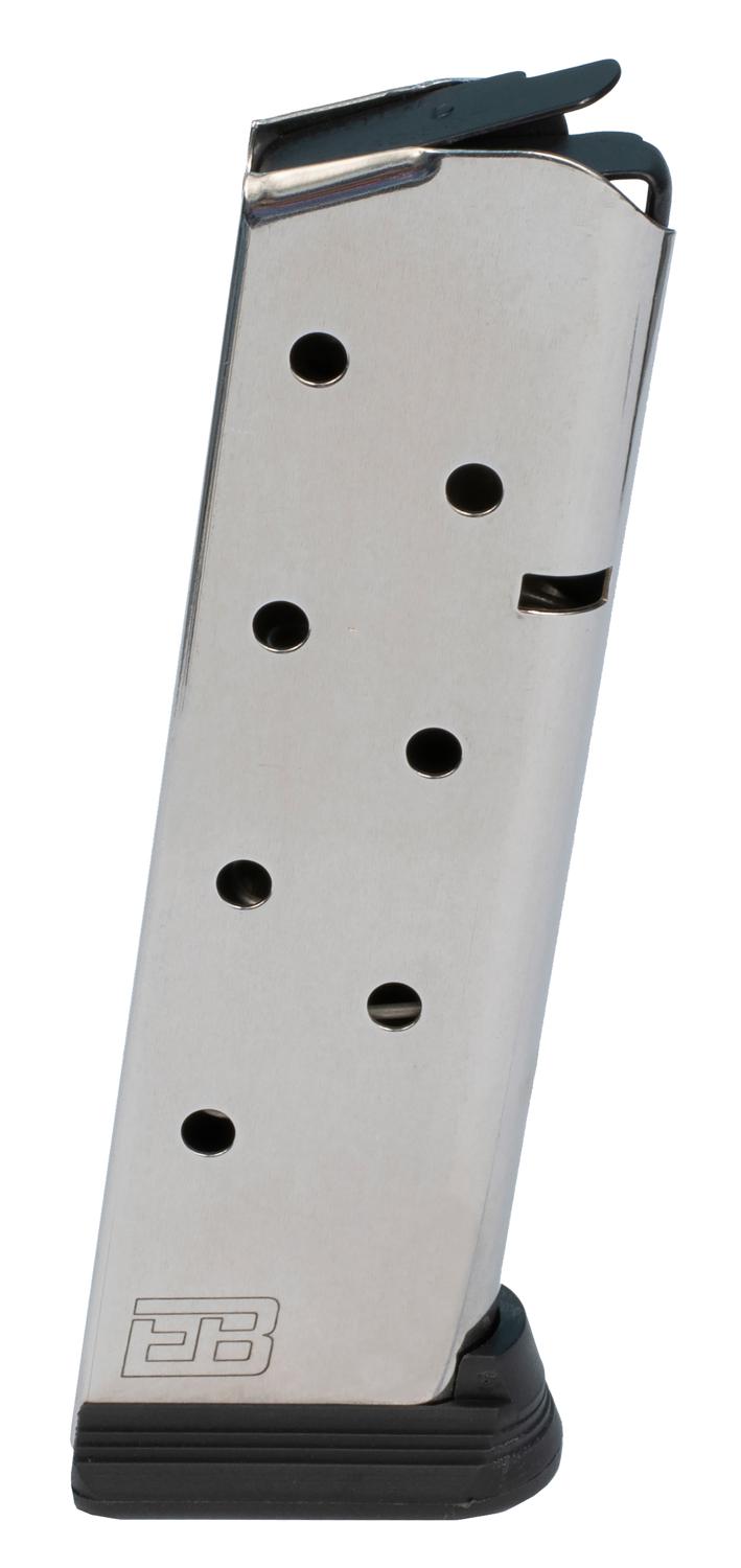 Ed Brown 1911 Government Magazine, 45 ACP, 8 Rounds, Stainless Steel, Detachable (848)