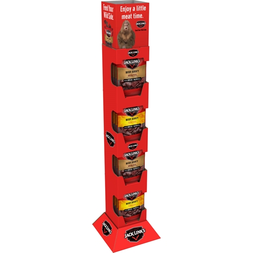 Jack Links Jack Links 3.25oz Jerky Tower 32ct Orig & Teriyaki 10000018015