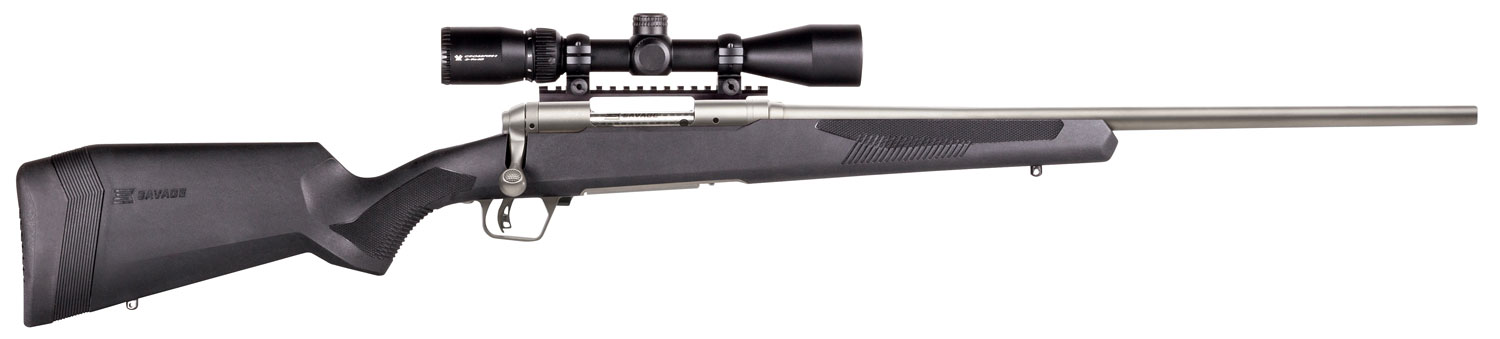 Savage 110 Apex Storm XP Bolt Action Rifle 57537, 350 Legend, 18", 3-9x40mm Scope, Black Synthetic Stock, Stainless Finish, 4 Rds