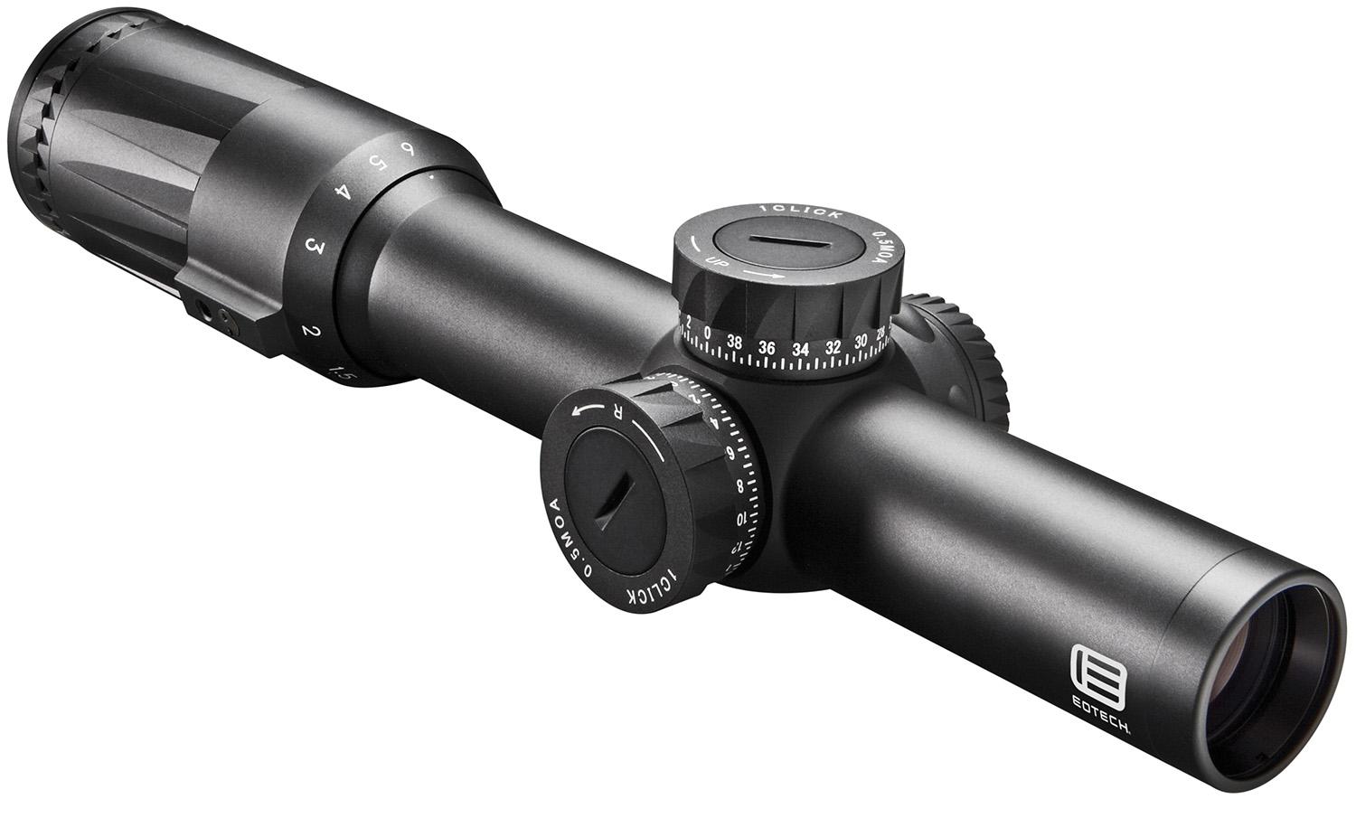 Eotech Vudu Rifle Scope VDU16FFSR1G, 1-6x, 24mm Obj, 30mm Tube, Illuminated Green SR1 MRAD Reticle
