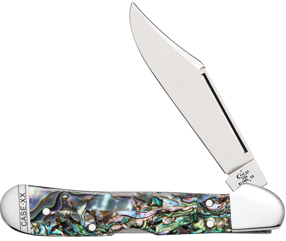 Case Abalone Mini CopperLock Pocket Knife (12020)