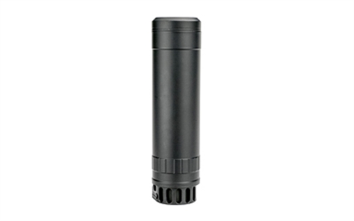 KGM R556A2, Suppressor, 556NATO/6MM, 6.4" Long, Inconel Hardened Stainless Steel Construction, 1/2x28 QD Flash Hider, C-Series Cerakote Finish, Black RS-R556A2-QD-BLK