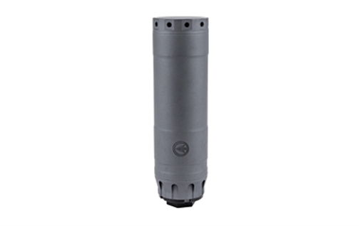 KGM R65K, Suppressor, 6.5MM, 5.8" Long, Titanium Construction, C-Series Cerakote Finish, Sniper Gray, Hub Compatible, Includes Titanium 5/8x24 Direct Thread Mount RT-R65K-HUB-GRY