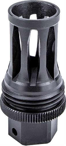 Kgm Suppressors Quick Detach Flash Brake Black Nitride Steel 1/2"x28 Threads A-QD-5FB-S-1
