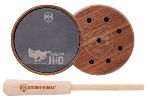Knight & Hale HD Slate Pot Call Turkey Sounds Walnut/Hickory KHT0202