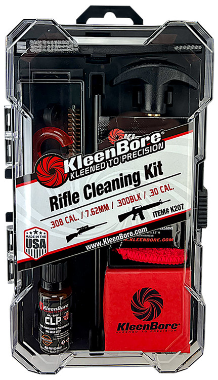 Kleen-Bore Rifle Cleaning Kit, Steel Rods .30/7.62mm