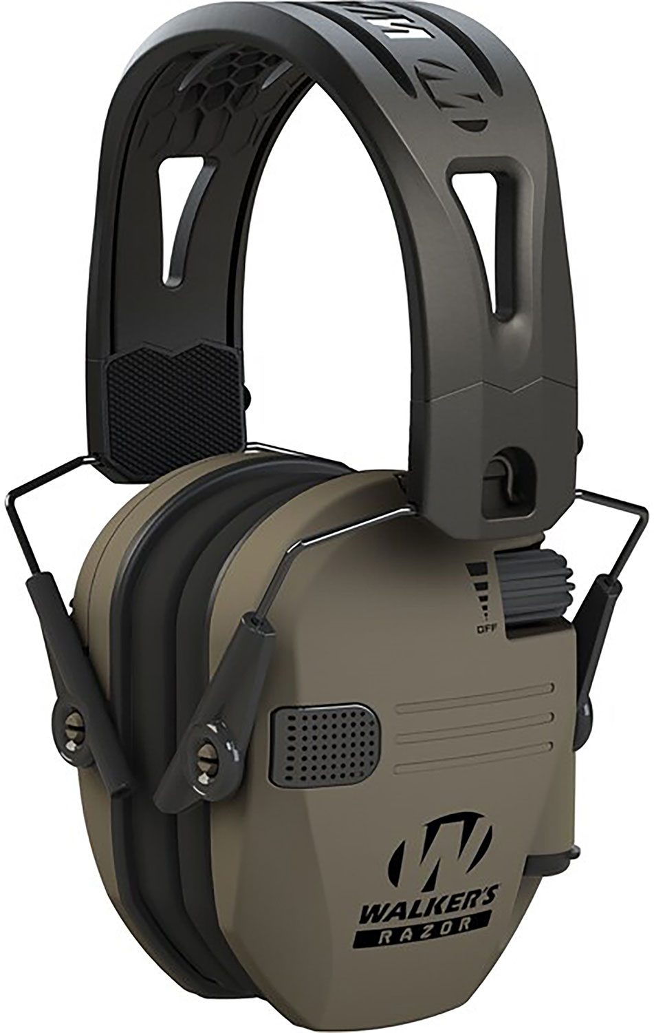 Walker's Razor Slim Electronic Ear Muff, FDE (RSEMRHFDE)