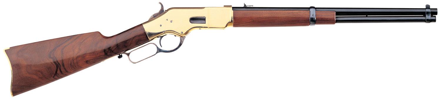Taylors 1866 Yellowboy Carbine Lever Action Rifle 550209, 45 Colt (LC), 19", Walnut Stock, Blued, 10 Rds